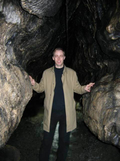 Me inside the Nippara caverns! It was quite narrow at times!