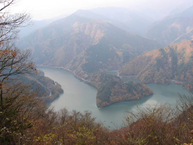 A view of Lake Okutama